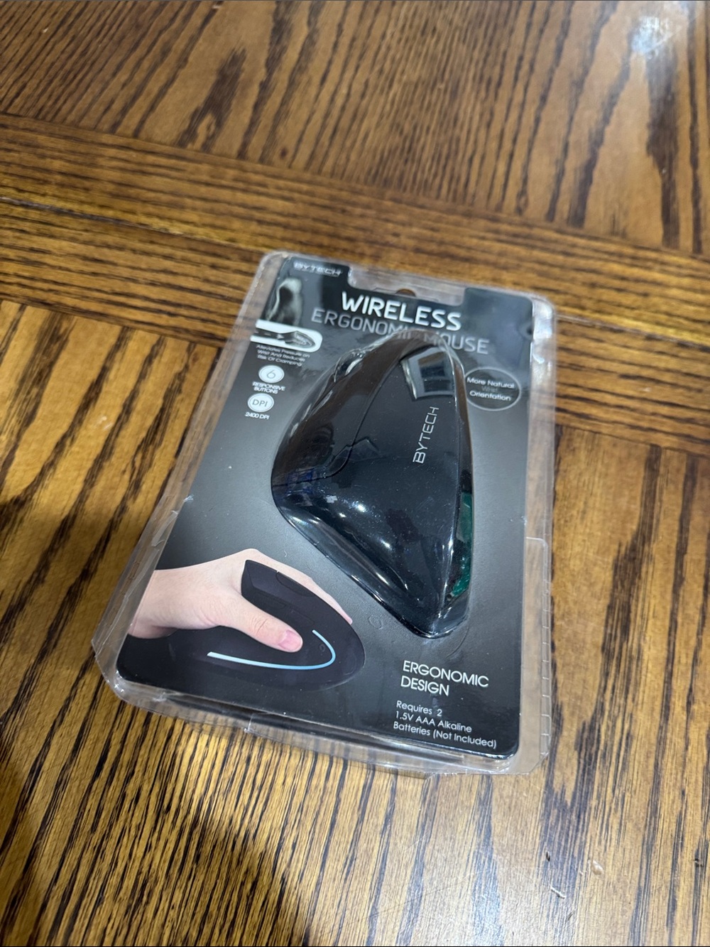 Wireless ergonomic mouse right handed